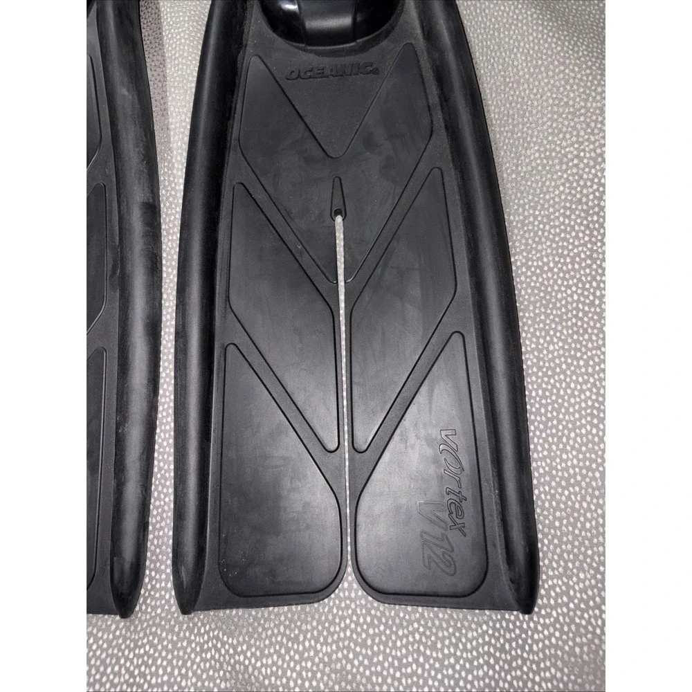 Oceanic Vortex V12 Split SCUBA Fins XL Natures Wing Propeller-Fin Technology